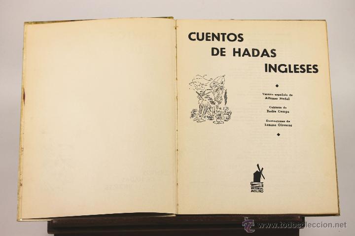Gebrauchte B&uuml;cher: 7078 - CUENTOS DE HADAS INGLESES. ALFONSO NADAL. EDI. MOLINO. 1958.