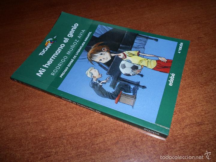 Libros de segunda mano: CUENTO: MI HERMANO EL GENIO (MU&Ntilde;OZ AVIA, R) ED. EDEB&Eacute; 2011 - Foto 1
