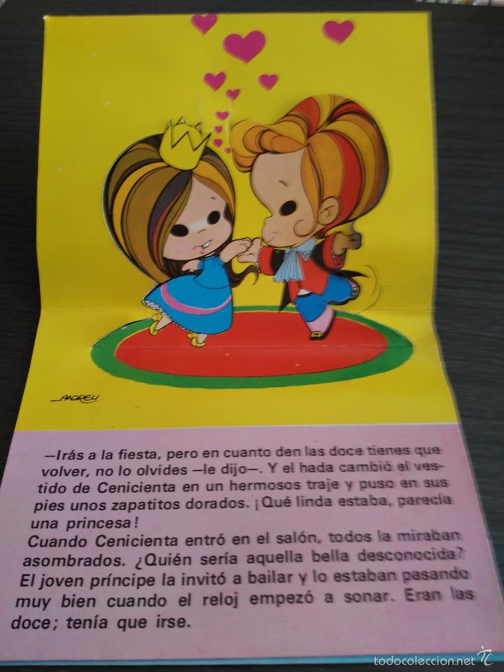 Libros de segunda mano: Cuentos cl&aacute;sicos panor&aacute;micas la Cenicienta editorial roma - Foto 2