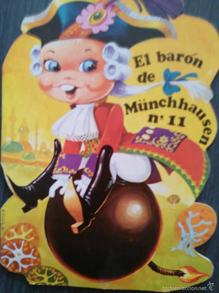 Libros de segunda mano: El Bar&oacute;n de munchhausen cuento troquelado