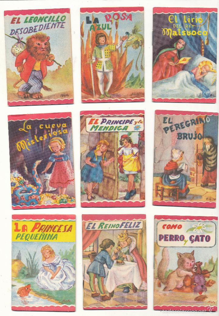 Libri di seconda mano: Cuentos publicidad Tintes Wiki. 8,5x6. 16 p.p. Lote de 9 ejemplares.
