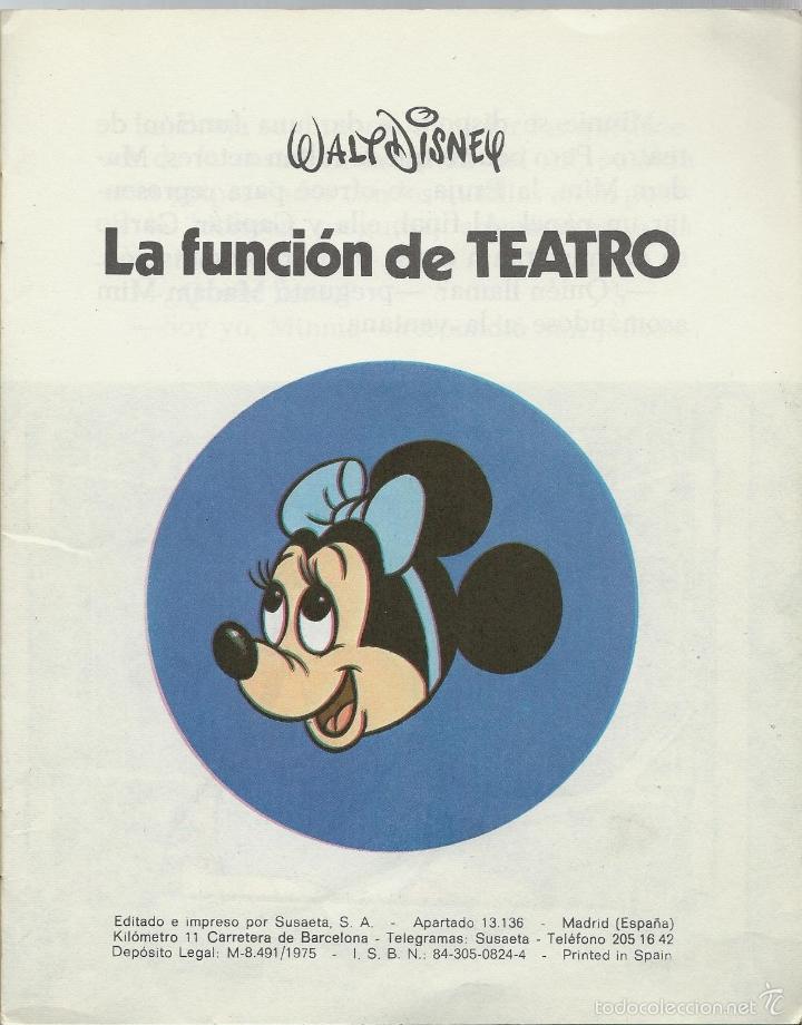 Libros de segunda mano: CUENTO INFANTIL DE - WALT DISNEY -  LA FUNCION DE TEATRO - Foto 2