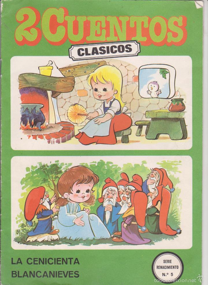 Libros de segunda mano: 2 Cuentos Cl&aacute;sicos. Serie Renacimiento n&ordm;  5. La Cenicienta y Blancanieves.