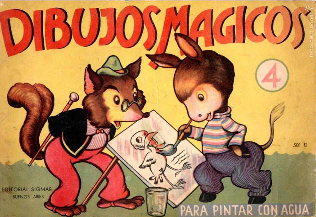 Libros de segunda mano: DIBUJOS M&Aacute;GICOS PARA PINTAR CON AGUA (SIGMAR, 1946) - Foto 1