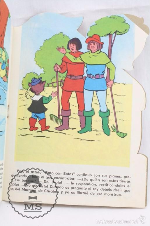 Libros de segunda mano: Cuento Troquelado - El Gato con Botas - Ed. Vilmar, A&ntilde;os 60 - Foto 2