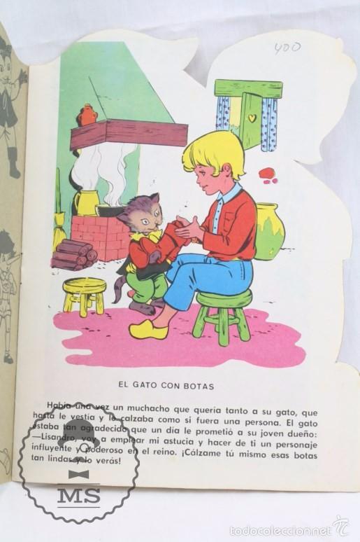 Libros de segunda mano: Cuento Troquelado - El Gato con Botas - Ed. Vilmar, A&ntilde;os 60 - Foto 3