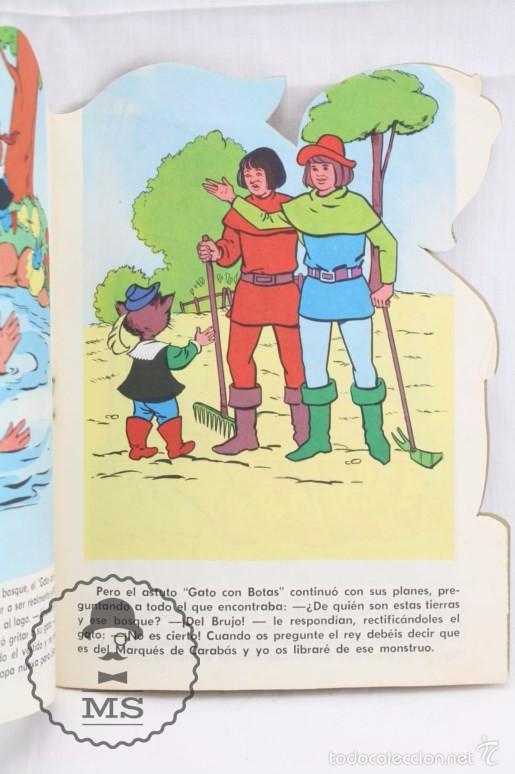 Libros de segunda mano: Cuento Troquelado - El Gato con Botas - Ed. Vilmar, A&ntilde;os 60 - Foto 4