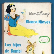 Libros de segunda mano: WALT DISNEY PRODUCTIONS - BLANCA NIEVES - LOS HIJOS DE BAMBI - EDIC. GAISA - AÑO 1968 - 60 PAGS