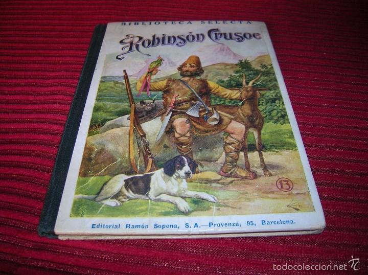 Libros de segunda mano: Cuento Robins&oacute;n Crusoe .Editorial Ram&oacute;n Sopena - Foto 1