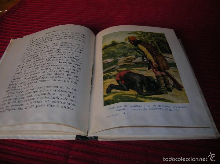 Libros de segunda mano: Cuento Robins&oacute;n Crusoe .Editorial Ram&oacute;n Sopena - Foto 3