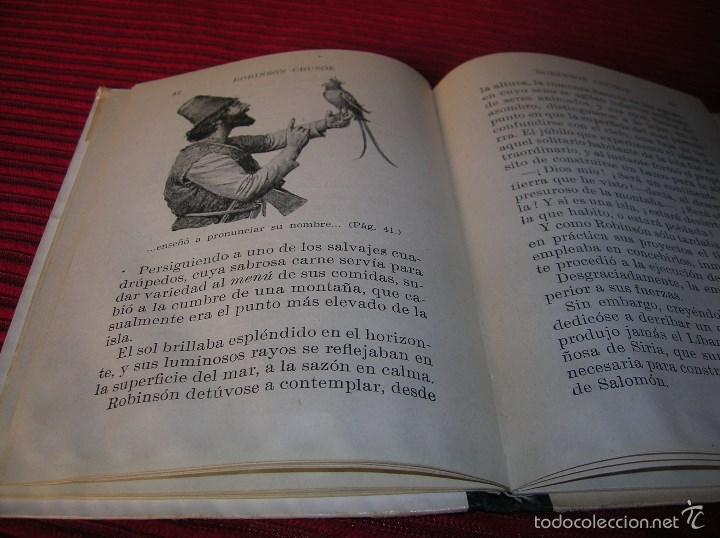 Libros de segunda mano: Cuento Robins&oacute;n Crusoe .Editorial Ram&oacute;n Sopena - Foto 4