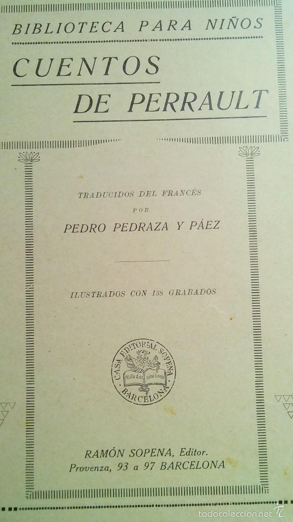 Libros de segunda mano: Cuentos de Perrault - Foto 2