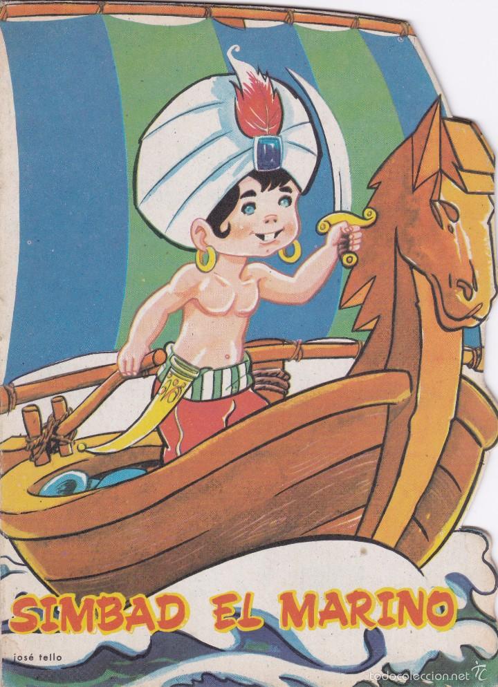 Libros de segunda mano: CUENTO TROQUELADO SIMBAD EL MARINO. EDITORIAL VILMAR. - Foto 1