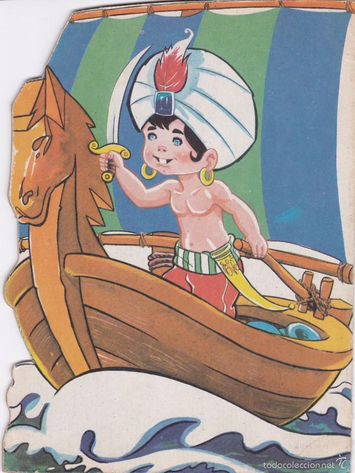 Libros de segunda mano: CUENTO TROQUELADO SIMBAD EL MARINO. EDITORIAL VILMAR. - Foto 2