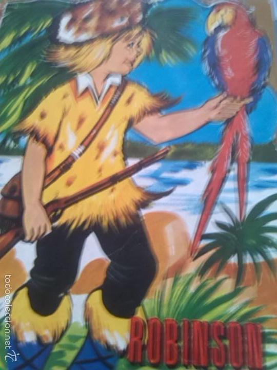 Libros de segunda mano: ROBINSON      Cuento troquelado  Editorial Vilmar - Foto 1