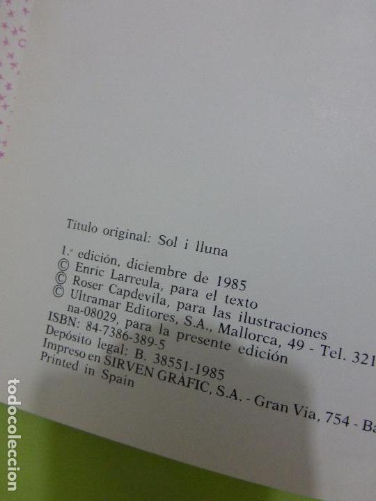 Libros de segunda mano: SOL Y LUNA - LIBROS DEL SOL DE LA LUNA - ULTRAMAR EDICIONES - 1985. - Foto 4