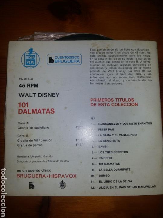 Libros de segunda mano: CUENTADISCO BRUGUERA / 101 DALMATAS n.8 / 1979 - Foto 5