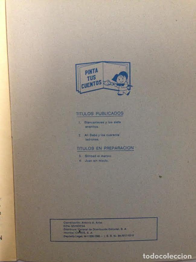 Libros de segunda mano: ALI-BABA Y LOS CUARENTA LADRONES - PINTA TUS CUENTOS N&ordm; 2 - Foto 2