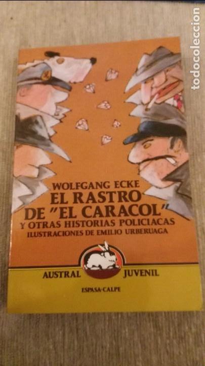 Libros de segunda mano: el rastro del caracol y otras historias policiacas- austral juvenil - espasa.calpe -148