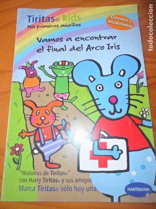 Libri di seconda mano: VAMOS A ENCONTRAR EL FINAL DEL ARCO IRIS - COLOREA Y DIVIERTETE- CUENTO DE TIRITAS KIDS