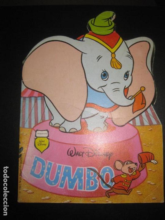 Libros de segunda mano: DUMBO WALT DISNEY. EDICIONES TORAY 1982. CONTE TROQUELAT. - Foto 1