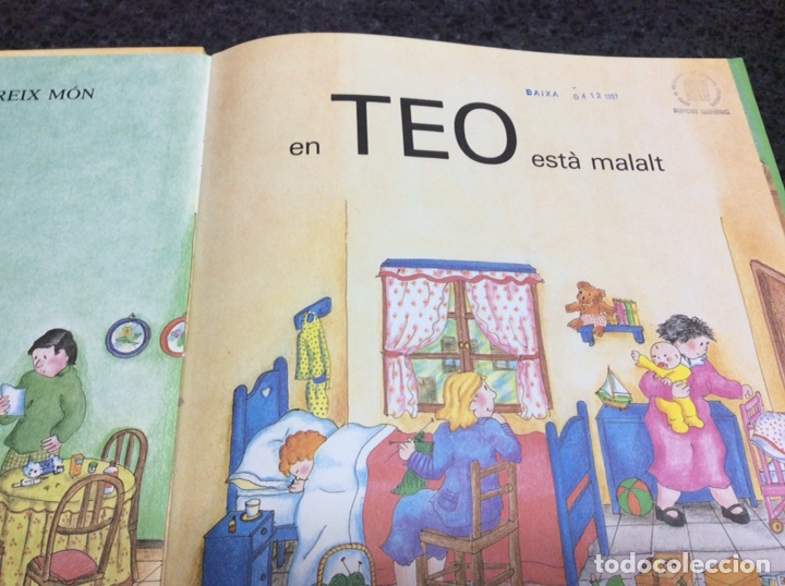 Libros de segunda mano: TEO EN EST&Aacute; MALALT. - EDICION EN CATAL&Aacute;N , edicion 1996 - Foto 2