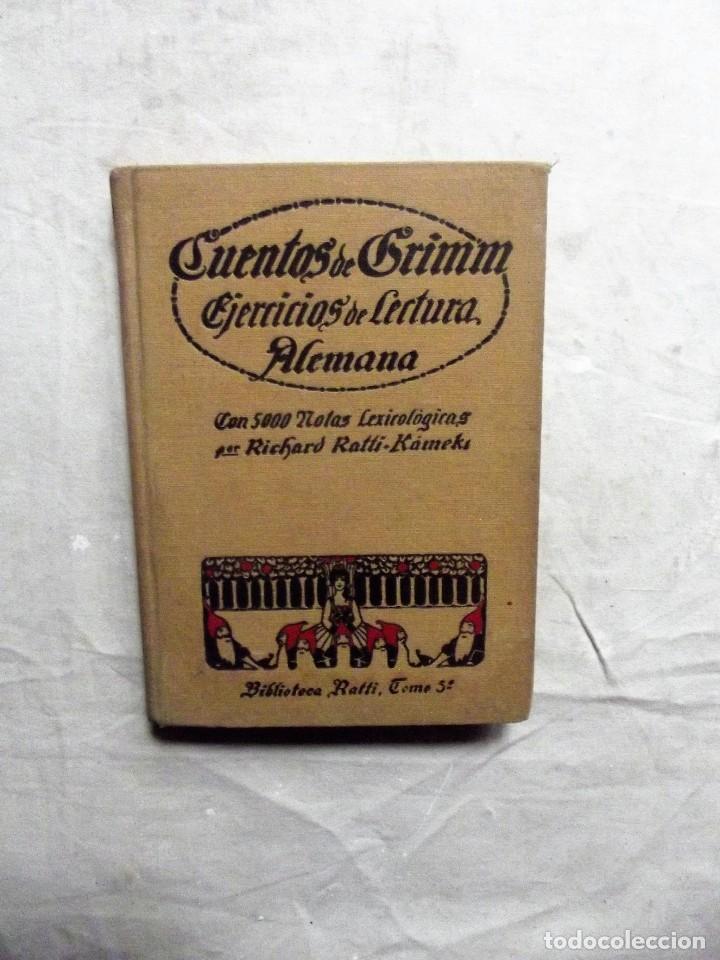 Libros de segunda mano: CUENTOS DE GRIMM EJERCICIOS DE LECTURA ALEMANA CON 5000 NOTAS LEXICOLOGICAS RICHARD RATTI