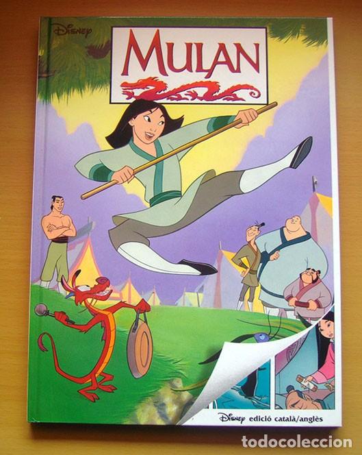 Libros de segunda mano: MULAN . DISNEY . EDICI&Oacute; CATAL&Aacute; - ANGL&Eacute;S - Foto 1