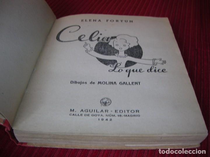 Libros de segunda mano: Cuento .Celia lo que dice.Elena Fort&uacute;n,a&ntilde;o 1942 - Foto 2