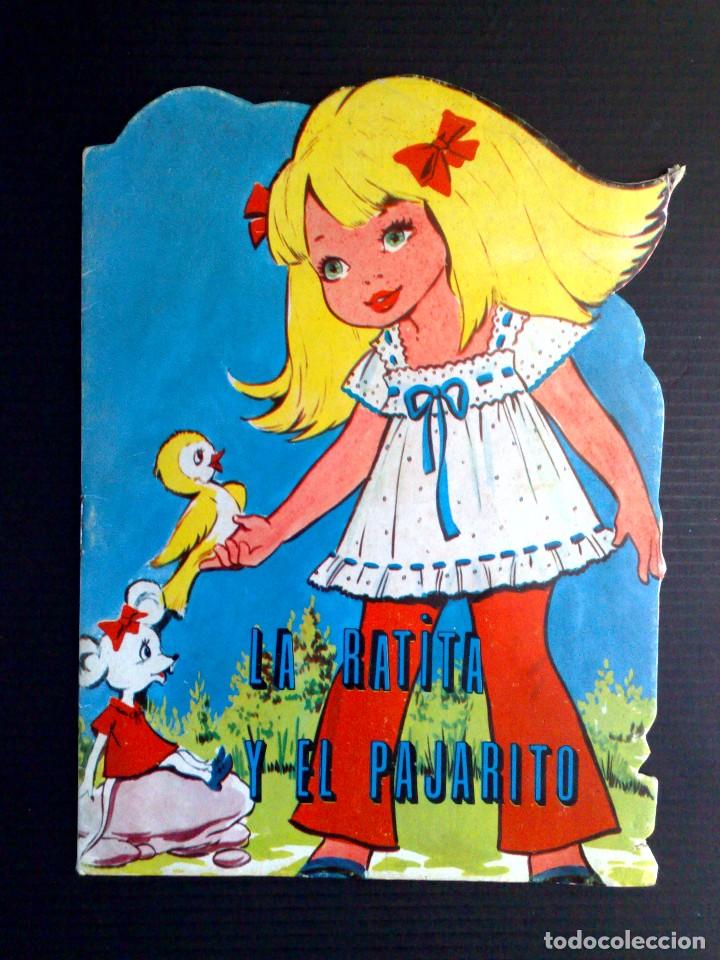 Libros de segunda mano: CUENTO INFANTIL TROQUELADO ANTIGUO-LA RATITA Y EL PAJARITO-EDITORIAL VILMAR