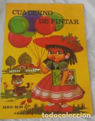Libros de segunda mano: CUADERNO DE PINTAR SERIE RUBI, 1982 - Foto 1
