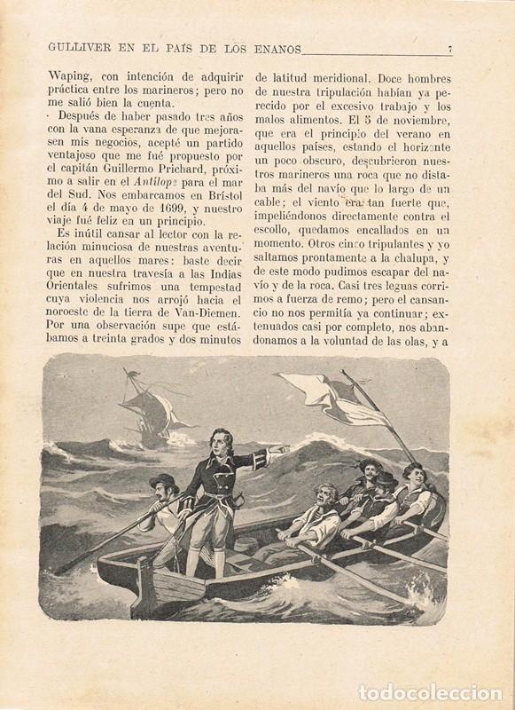 Libros de segunda mano: GULLIVER EN EL PA&Iacute;S DE LOS ENANOS - Foto 3