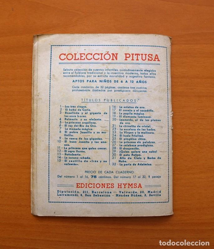 Libros de segunda mano: Colecci&oacute;n Pitusa - N&ordm; 26 - La princesa sin palabras - Ediciones Hymsa - Foto 5