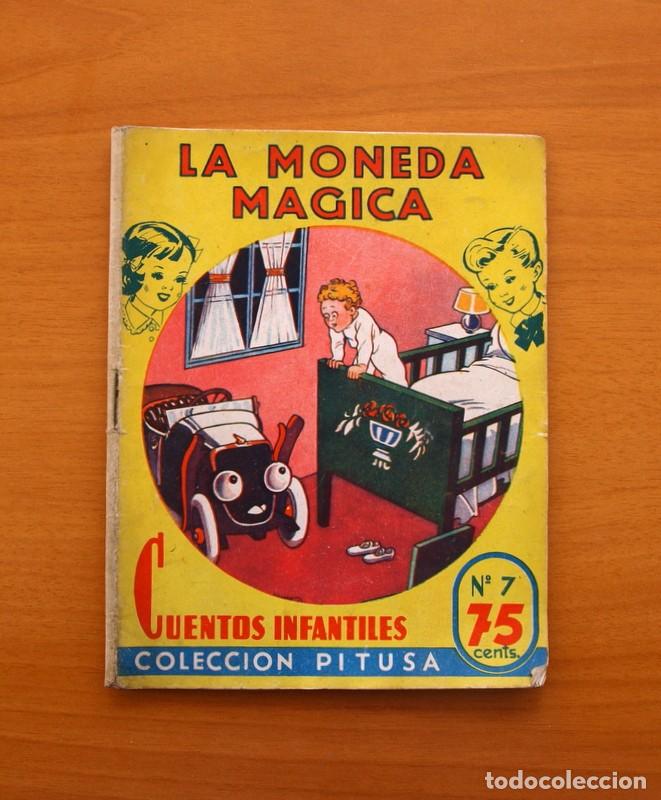 Libros de segunda mano: Colecci&oacute;n Pitusa - N&ordm; 7 - La Moneda M&aacute;gica - Ediciones Hymsa - Foto 1