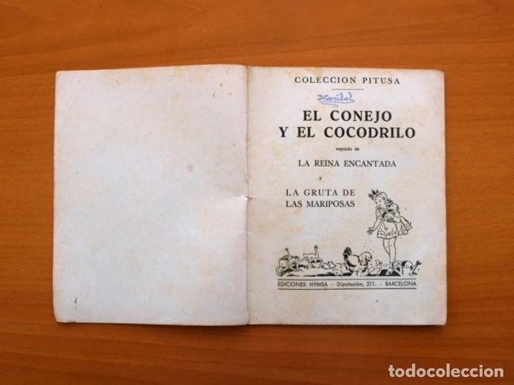 Libros de segunda mano: Colecci&oacute;n Pitusa - N&ordm; 17 - El conejo y el cocodrilo - Ediciones Hymsa - Foto 2
