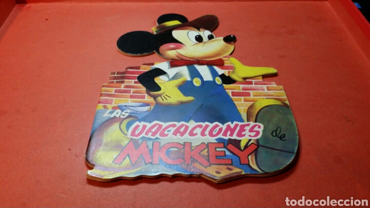 Libros de segunda mano: Cuento troquelado infantil las vacaciones de Mickey editorial edigraf n&uacute;mero 55