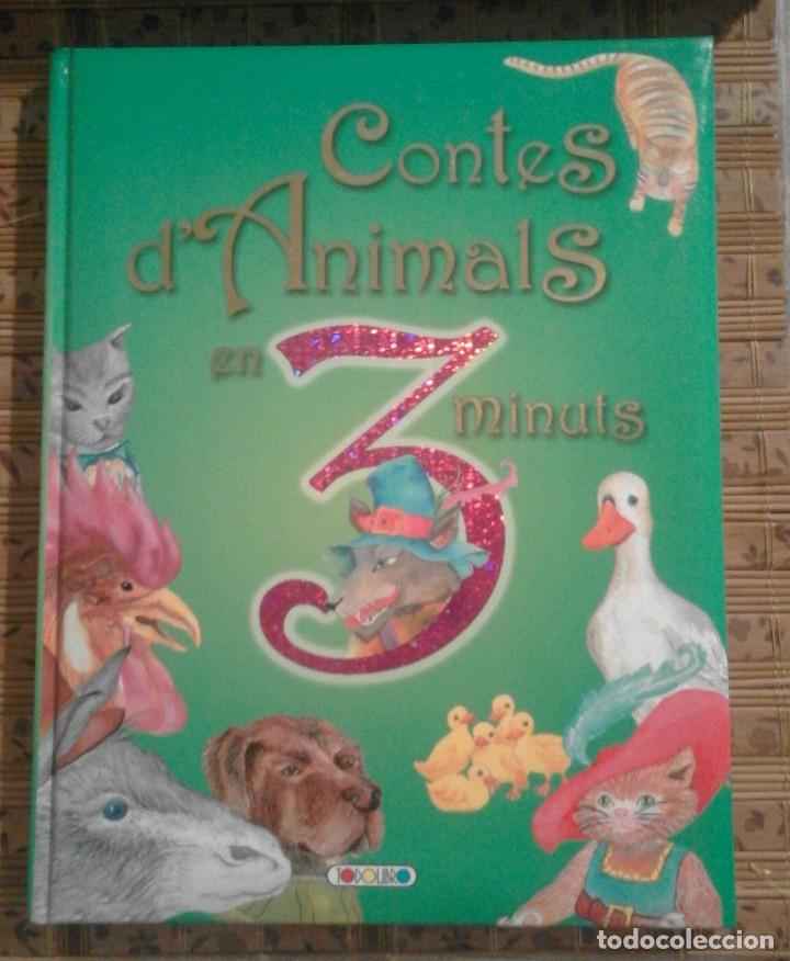 Libros de segunda mano: Contes dAnimals en 3 minuts - en catal&agrave; - Foto 1