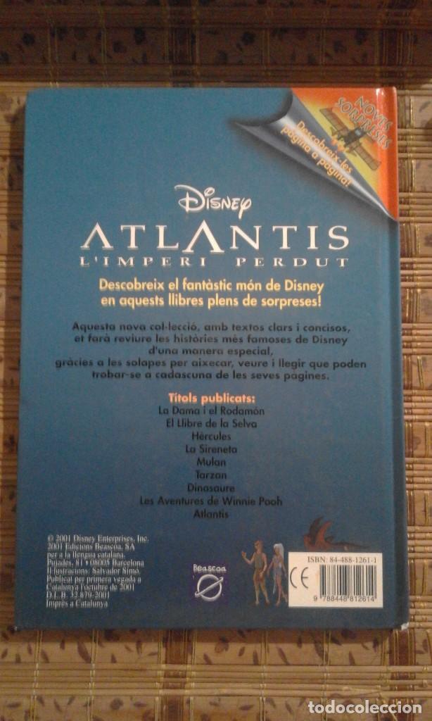 Libros de segunda mano: Atlantis. LImperi perdut - Disney - en catal&agrave; - Foto 2