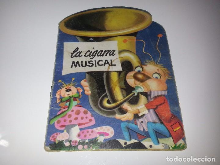 Libros de segunda mano: ANTIGUO CUENTO TROQUELADO N&ordm; 17 LA CIGARRA MUSICAL TROQUELADOS PIPO A&Ntilde;OS 60 / 70