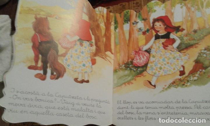 Libros de segunda mano: La caputxeta vermella - Conte troquelat Combel - Foto 3