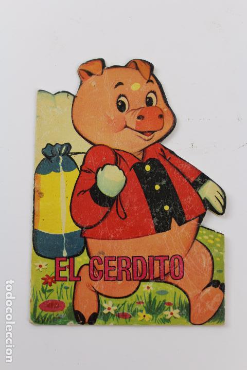 Libros de segunda mano: CU-15. CUENTO TROQUELADO EL CERDITOED. TORAY, 1965. - Foto 1