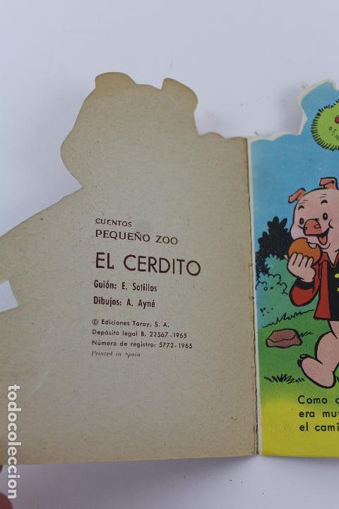 Libros de segunda mano: CU-15. CUENTO TROQUELADO EL CERDITOED. TORAY, 1965. - Foto 3