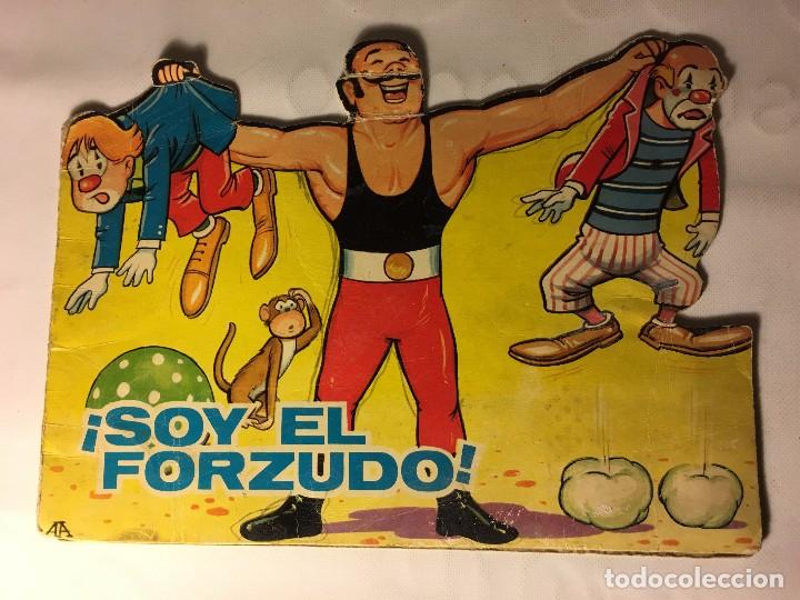 Libros de segunda mano: RAL295 ANTIGUO CUENTO TROQUELADO ORIGINAL A&Ntilde;O 1970 CUENTOS DE CIRCO SOY EL FORZUDO