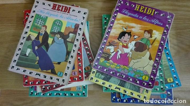 Libros de segunda mano: Colecci&oacute;n 10 libros Heidi 1975