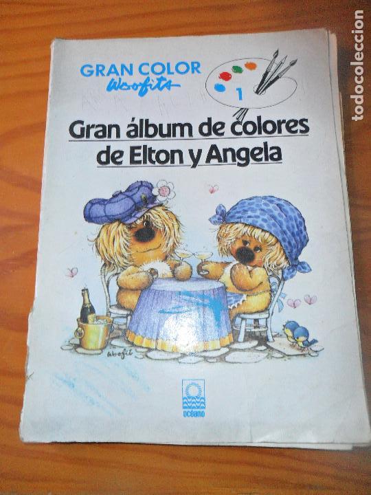 Libros de segunda mano: GRAN ALBUM DE COLORES DE ELTON Y ANGELA - TOMO GRAN COLOR - EDICIONES OCEANO 1983