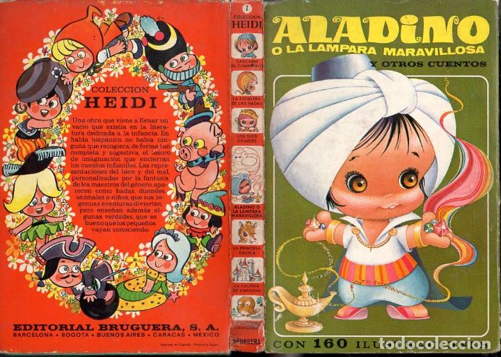 Libros de segunda mano: ALADINO O LA L&Aacute;MPARA MARAVILLOSA Y OTROS CUENTOS (HEIDI BRUGUERA, 1972)