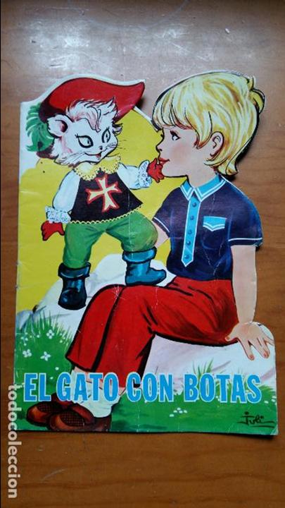 Libros de segunda mano: CUENTO TROQUELADO VILMAR. EL GATO CON BOTAS. 1972 - Foto 1