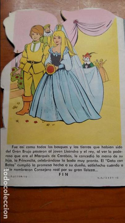 Libros de segunda mano: CUENTO TROQUELADO VILMAR. EL GATO CON BOTAS. 1972 - Foto 3