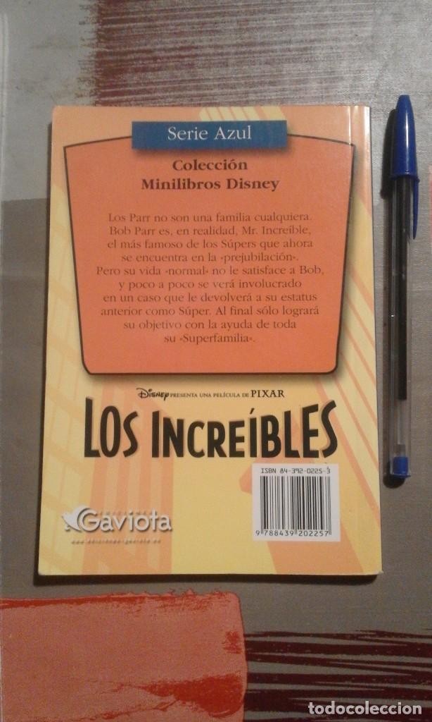Libros de segunda mano: Los incre&iacute;bles - Disney - Minilibros - Foto 2