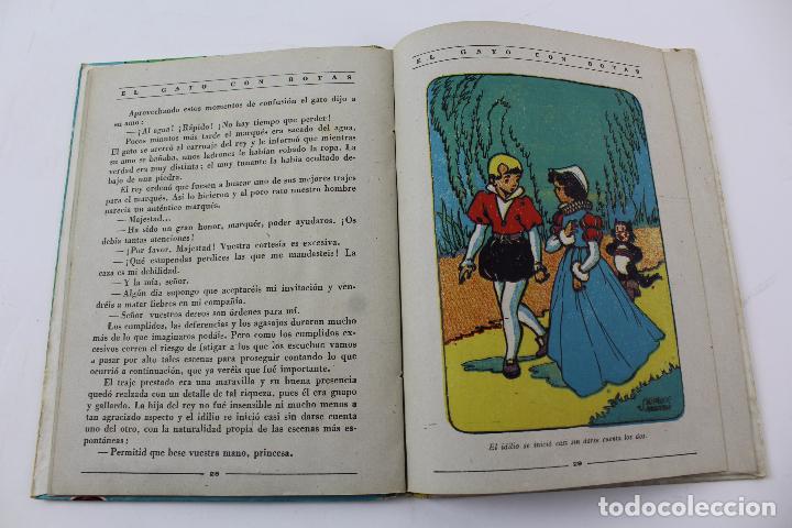 Libros de segunda mano: CU-113. EL GATO CON BOTAS, COLECCION INFANCIA. - Foto 8